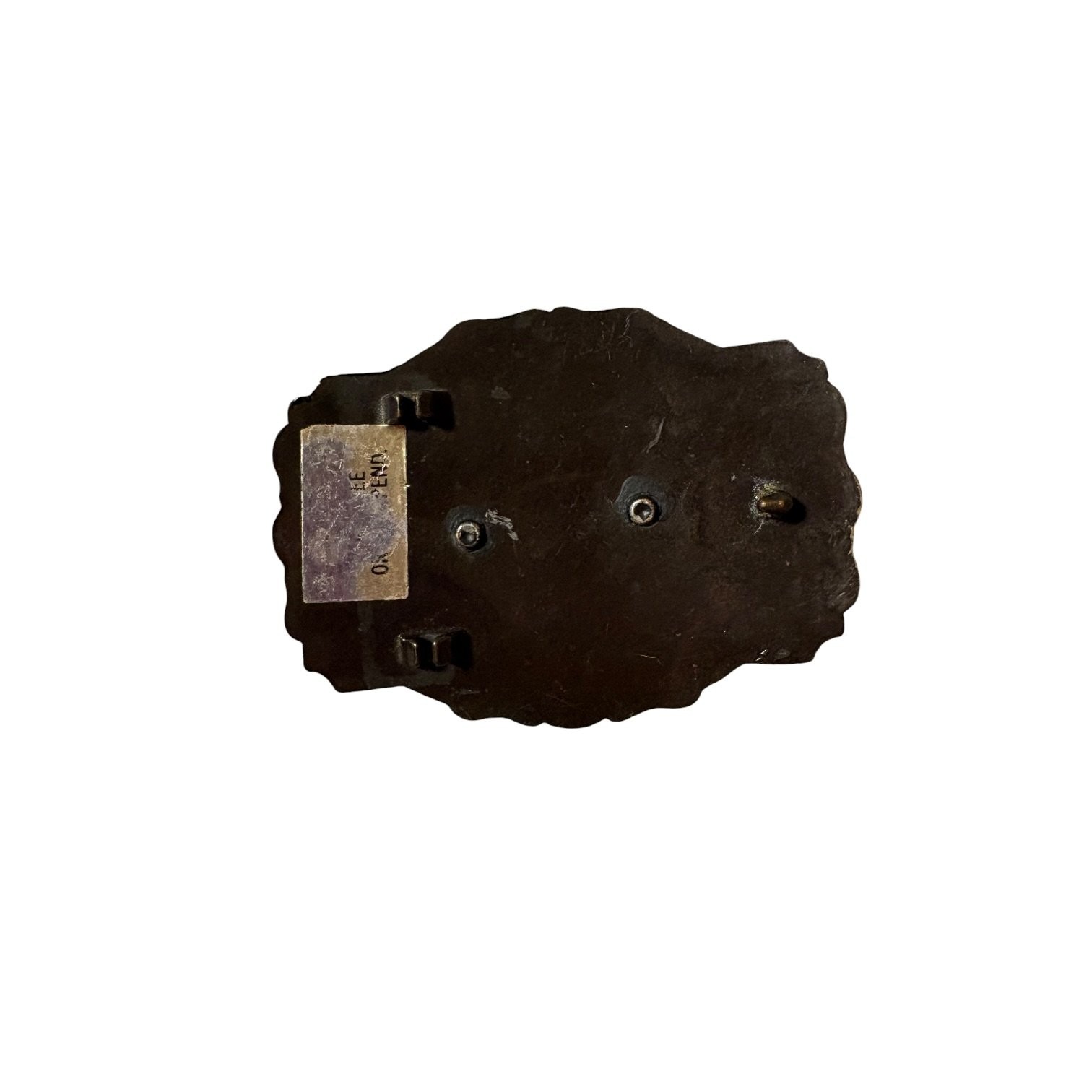 Roaring Grizzly Bear Belt Buckle Gold Tone Bronze 3D Wildlife Western