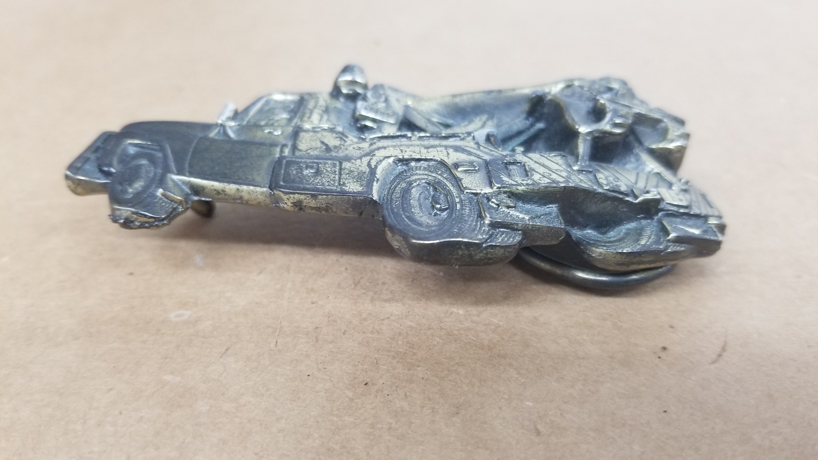 Vintage 1980 Tow Truck Wrecker Driver Belt Buckle American Buckle Co.