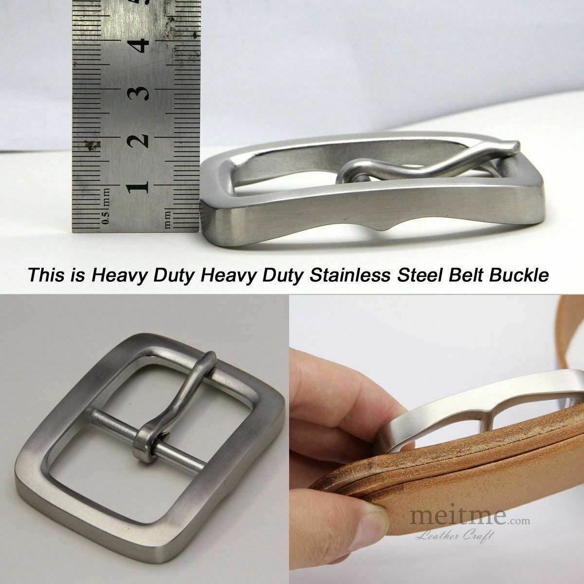 1.5“ Stainless Steel Belt Buckles Men&rsquo;s/Women Center bar Pin Belt Buckle 40mm