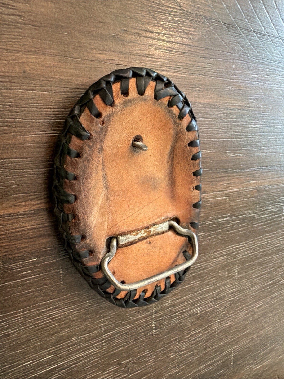 Belt Buckle Alligator Leather Western Vintage