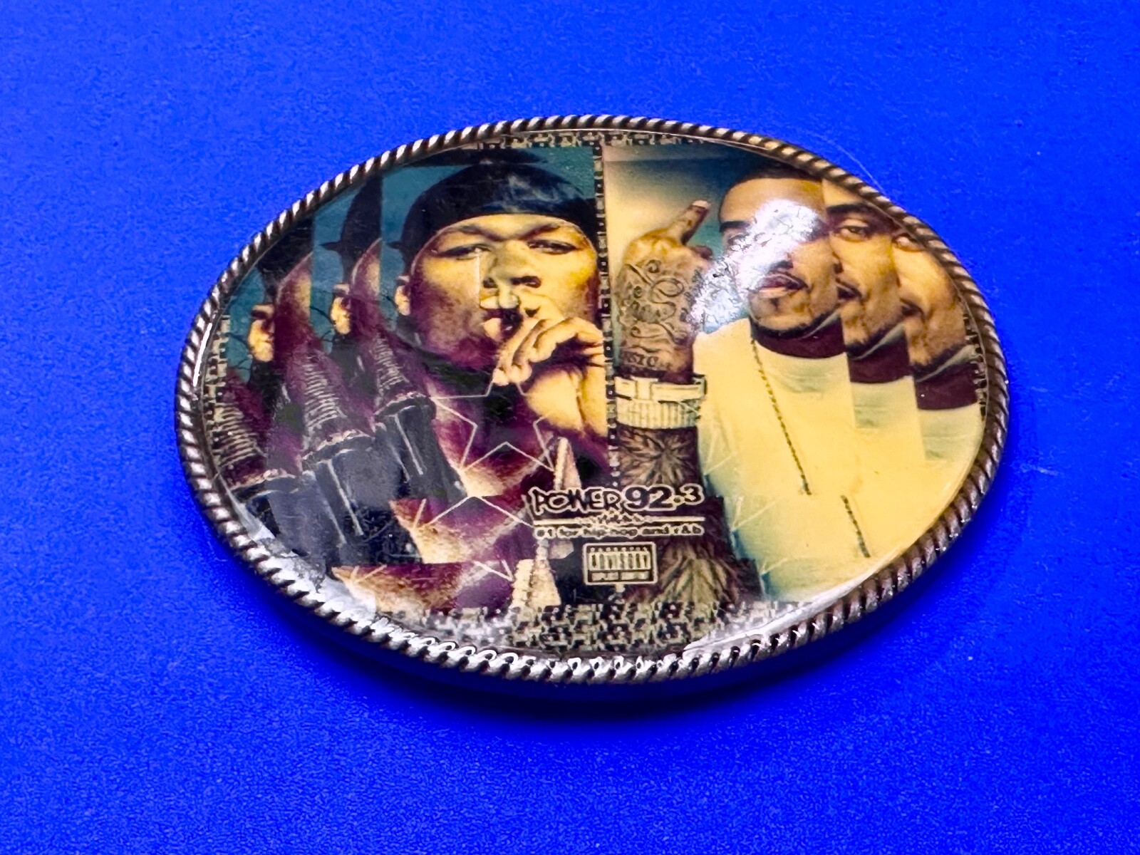 Power 92.3 Radio Station for Hip Hop & R&B Chicago Artist Promotion Belt Buckle