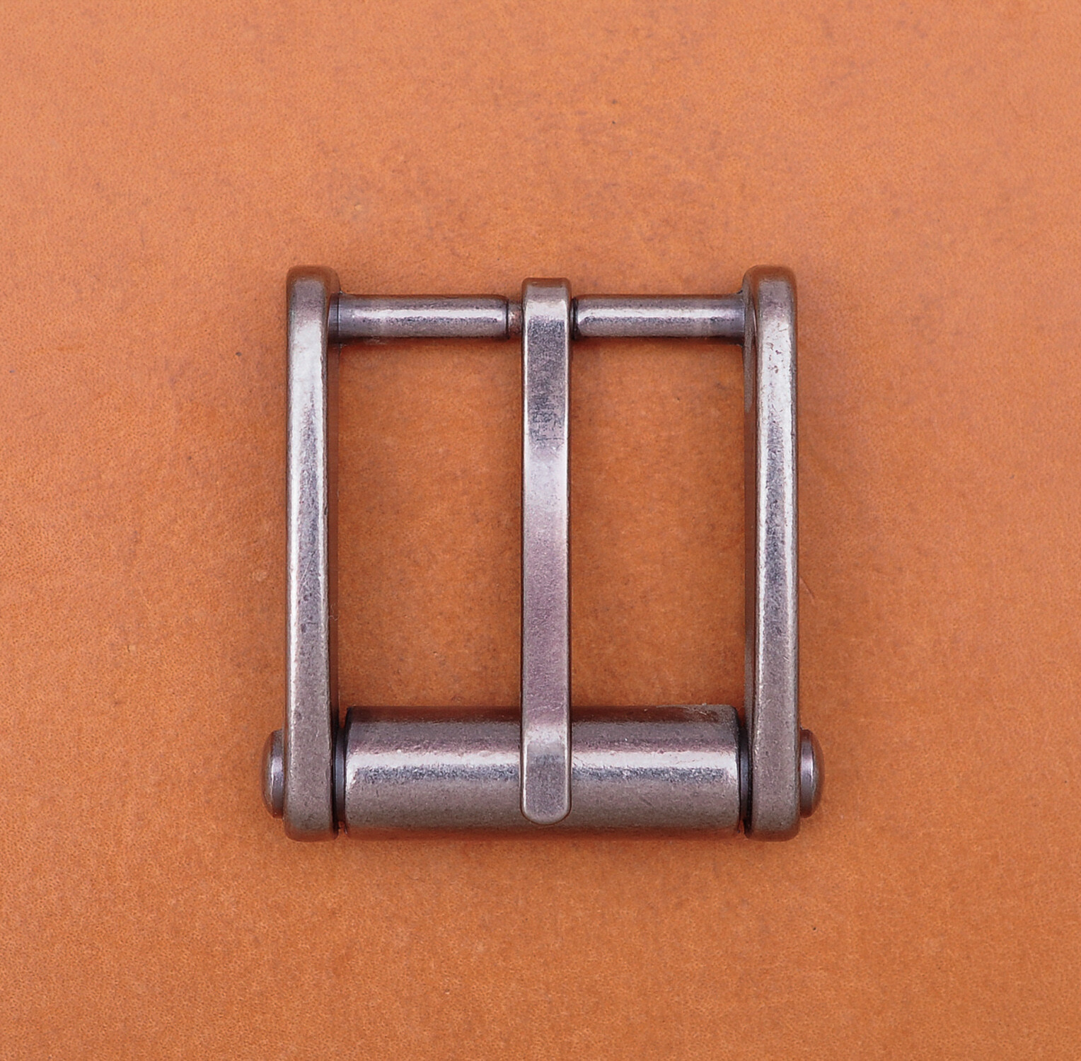 Novelty Mens Retro Single Prong Pin Metal Belt Buckle 32mm Silver Color