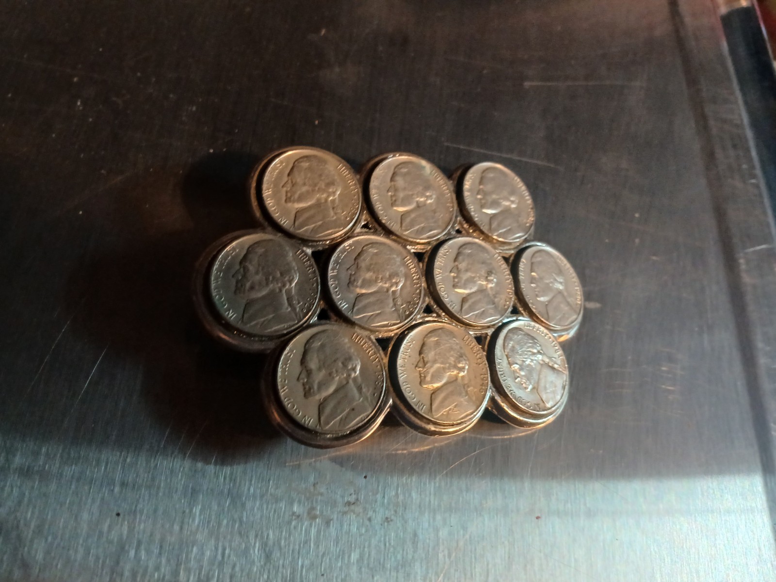 Actually Nickel Interchangeable Belt Buckle, Fits 1.5 in Belt