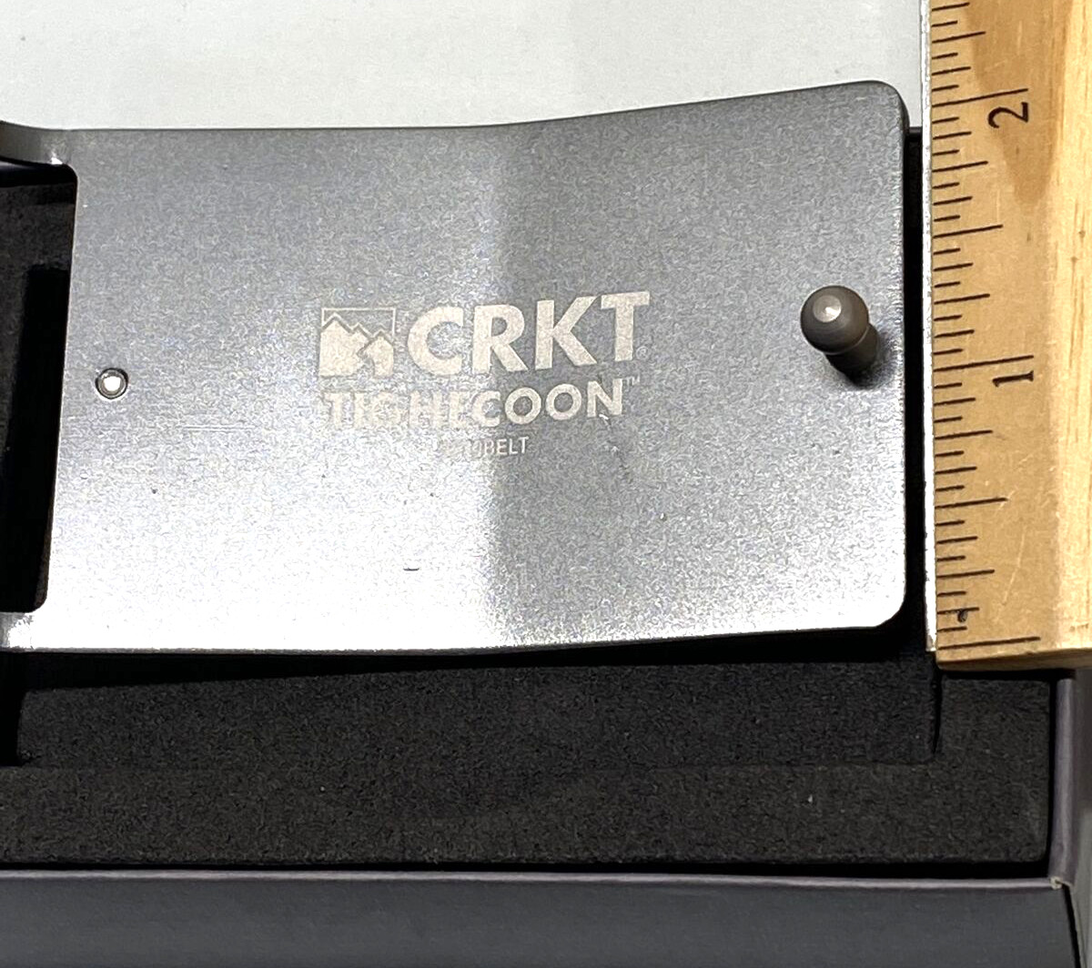 CRKT Tighecoon Belt Buckle Engraved Cold Forged 6061 T6 Aluminum 5270 BELT
