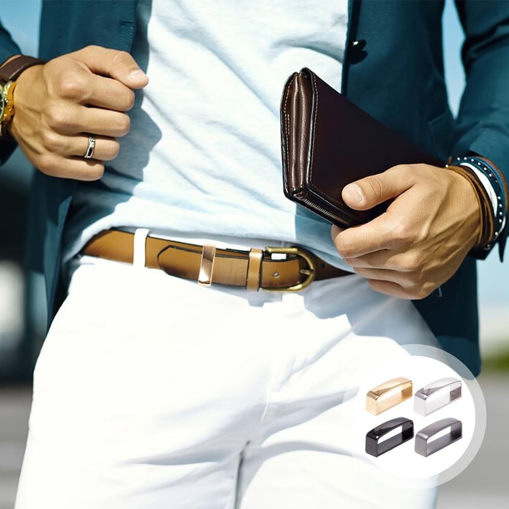 8pcs Belt Buckle Men&rsquo;s 40mm Belt Loop Holder Belt Loop made of Z…