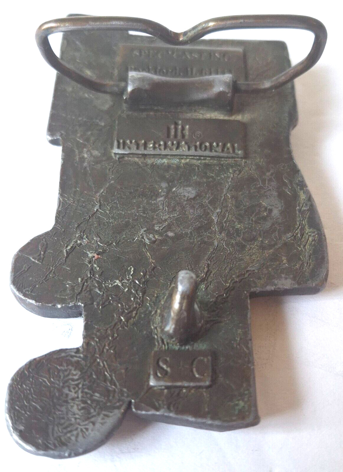 Vintage International Harvester 5288 The New #1 Tractor Belt Buckle Spec Cast