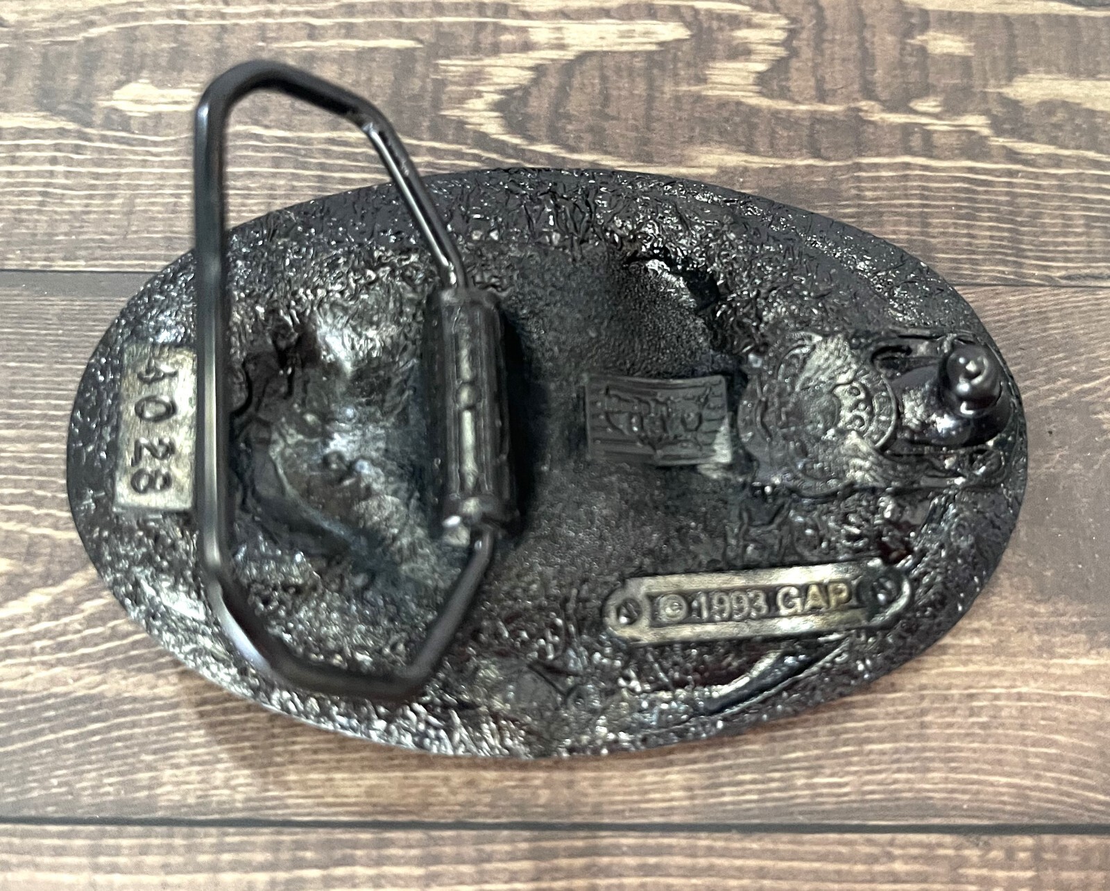 1993 Western Native American Indian Bear GAP Belt Buckle
