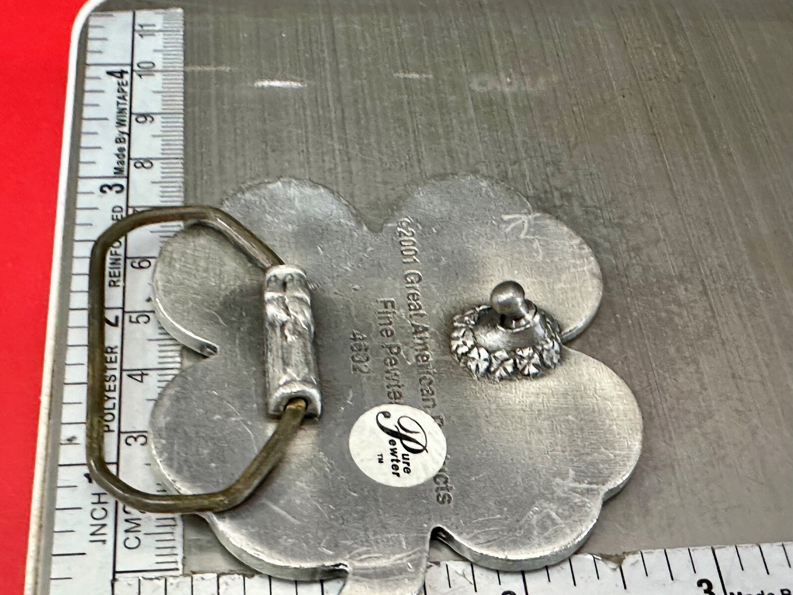 Lucky Four Leaf Clover Green Belt Buckle By Great American Products