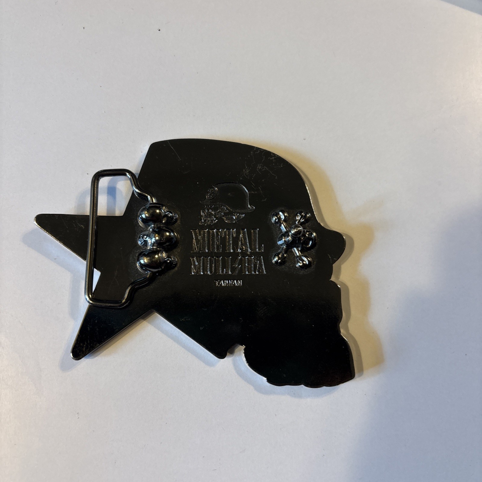 Metal Mulisha Skull Helmet Rockstar belt buckle Snowboarding Skateboard