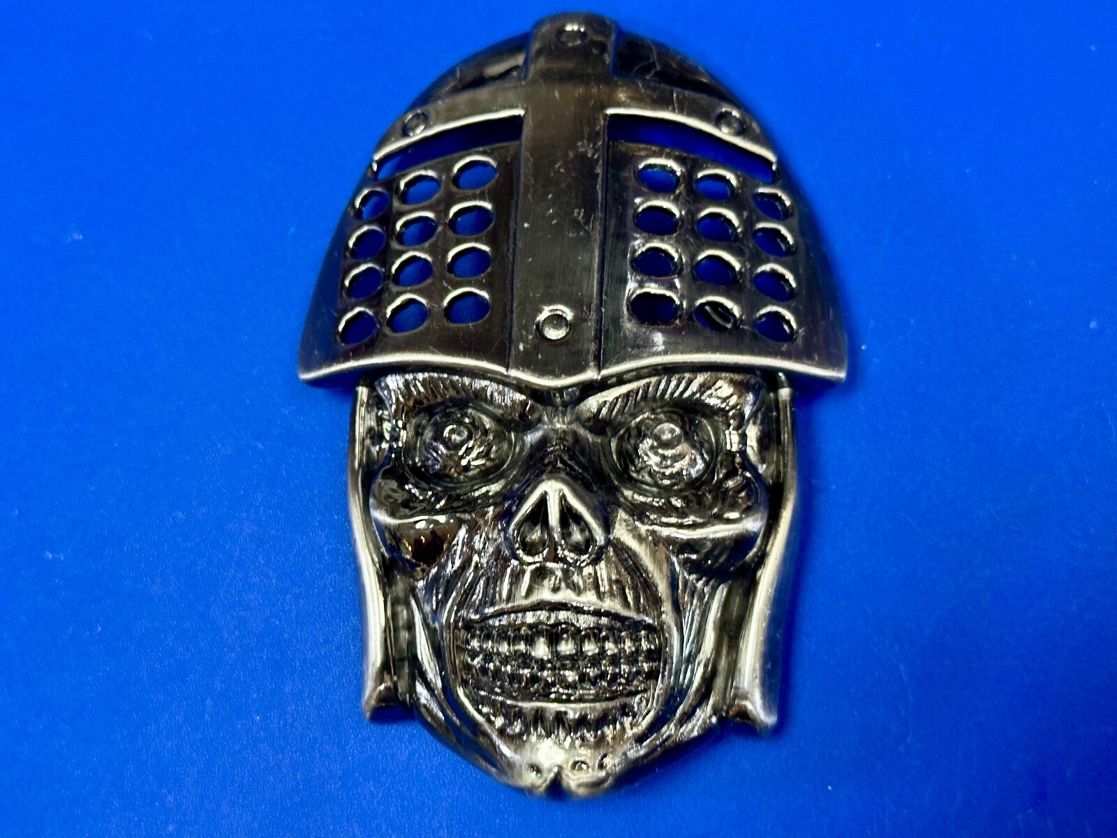 Knights Helmet & Skull Belt Buckle Medieval Armor Design Belt Buckle