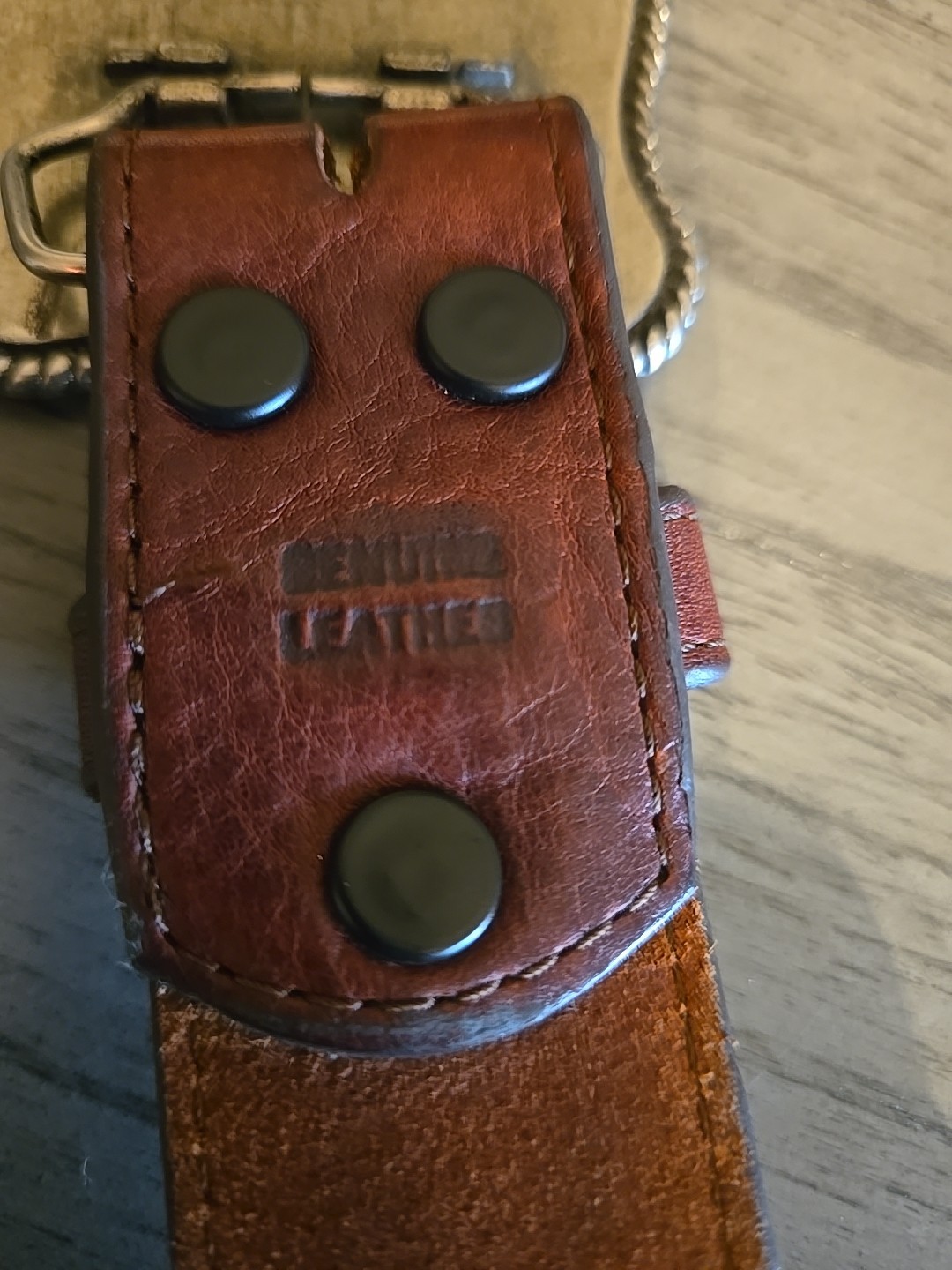 Mens Buckle USA Star Flag Leather Belt