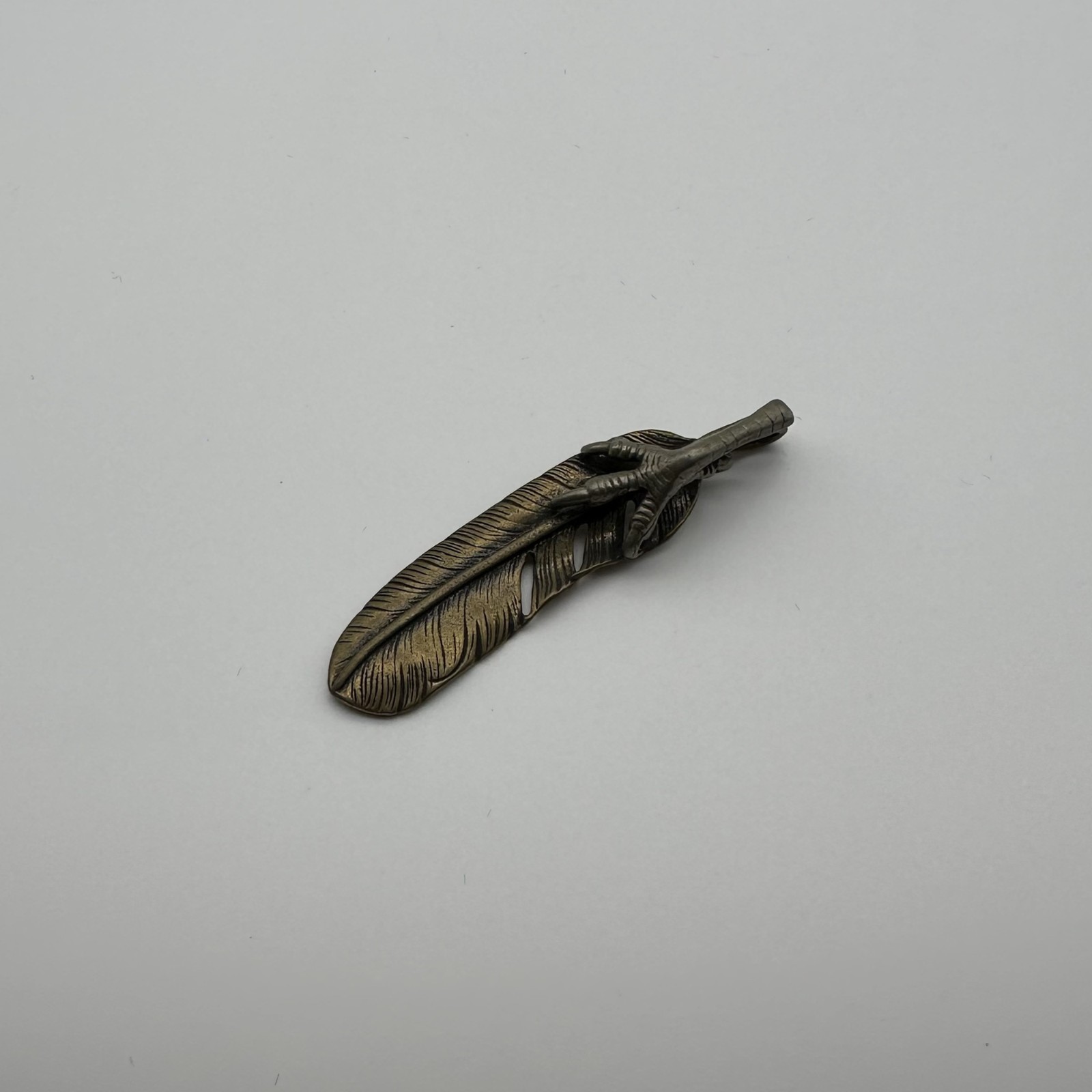 Brass Feather Pendants For Decoration #SALES lot