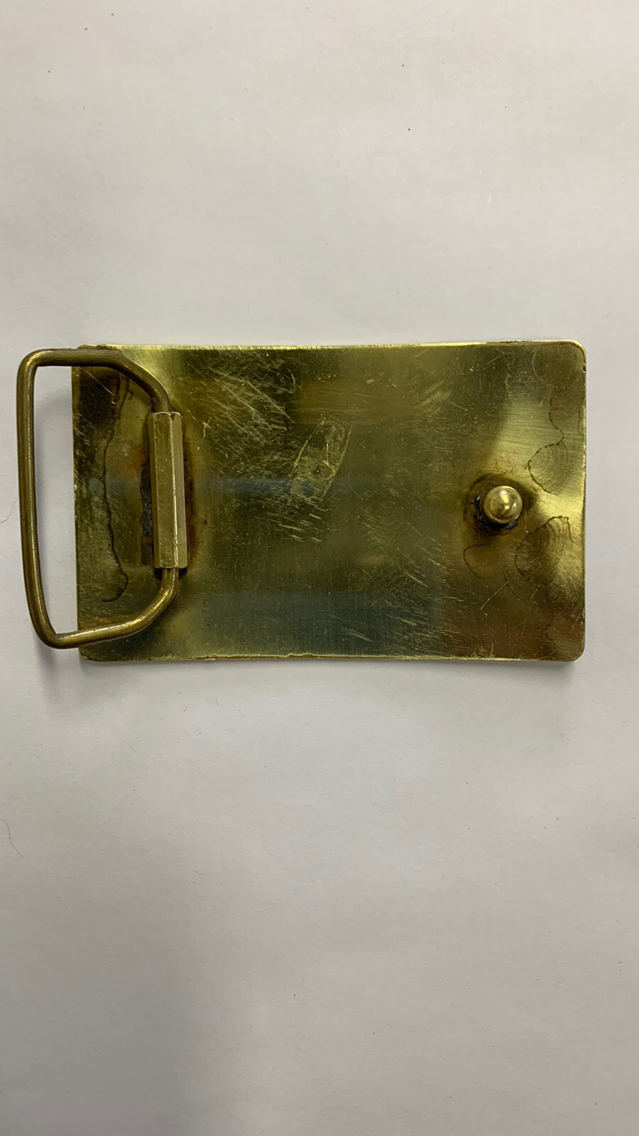 RH03118 VINTAGE 1970s **THE GRAND OLE OPRY** NASHVILLE MUSIC SOLID BRASS BUCKLE
