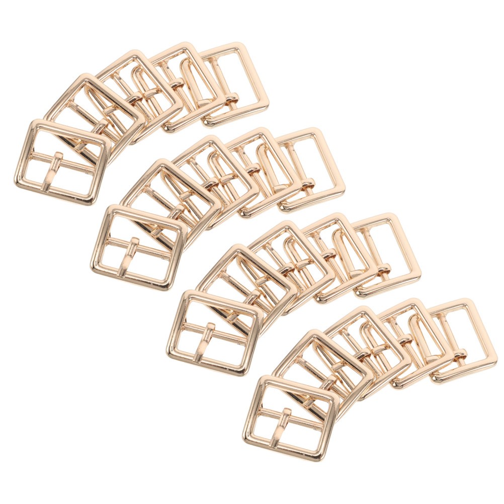 20 Pcs Prong Belt Buckle Center Bar Buckles for Shoes Handmade Bags