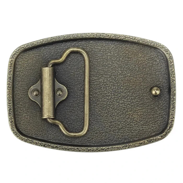 America Second Amendment Belt Buckle 2A, 2nd, Freedom, Guns Antique Gold Tone