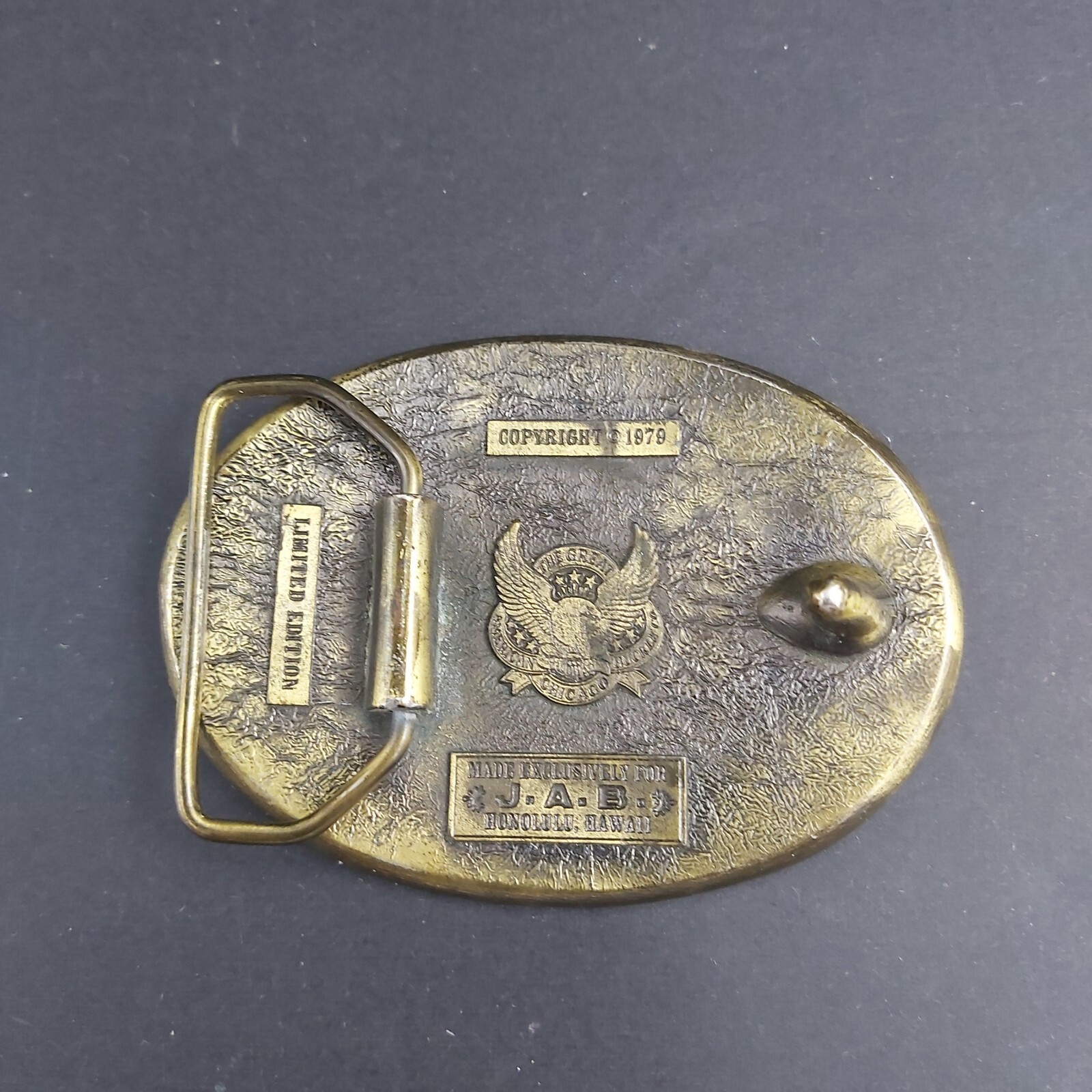 Hawaii Ltd Edition Great American Belt Buckle Exclusively for J.A.B. -1979 USA
