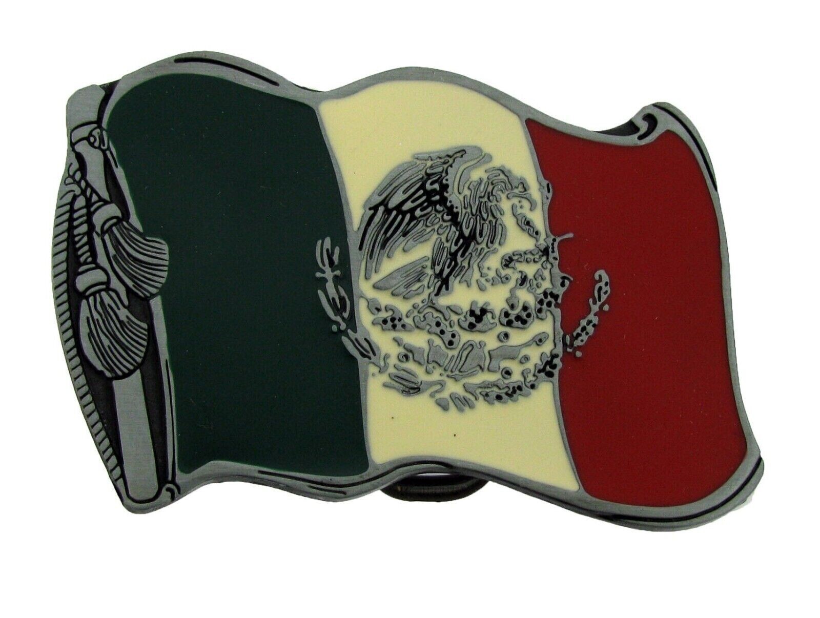 12 Pcs Mexico Flag Belt Buckles Mexican Mother Anniversary Wholesale Lot Western