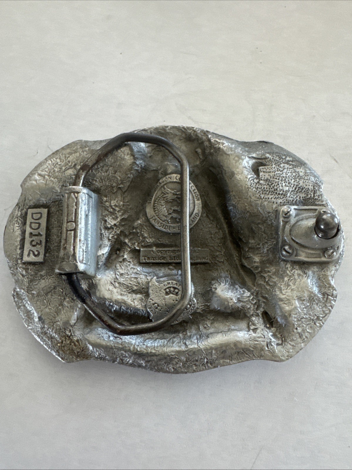 1992 TRUCKERS ONLY DRAGON-TANSIDE ENGLAND-DD132 BELT BUCKLE