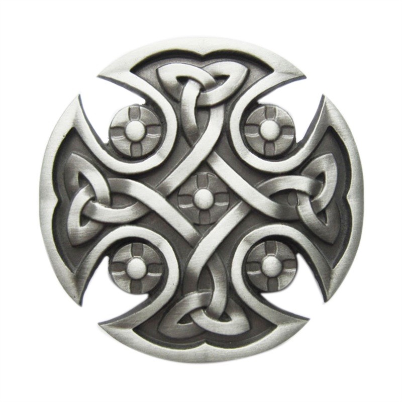 New Vintage Style Celtic Cross Knot Belt Buckle Boucle de Ceinture