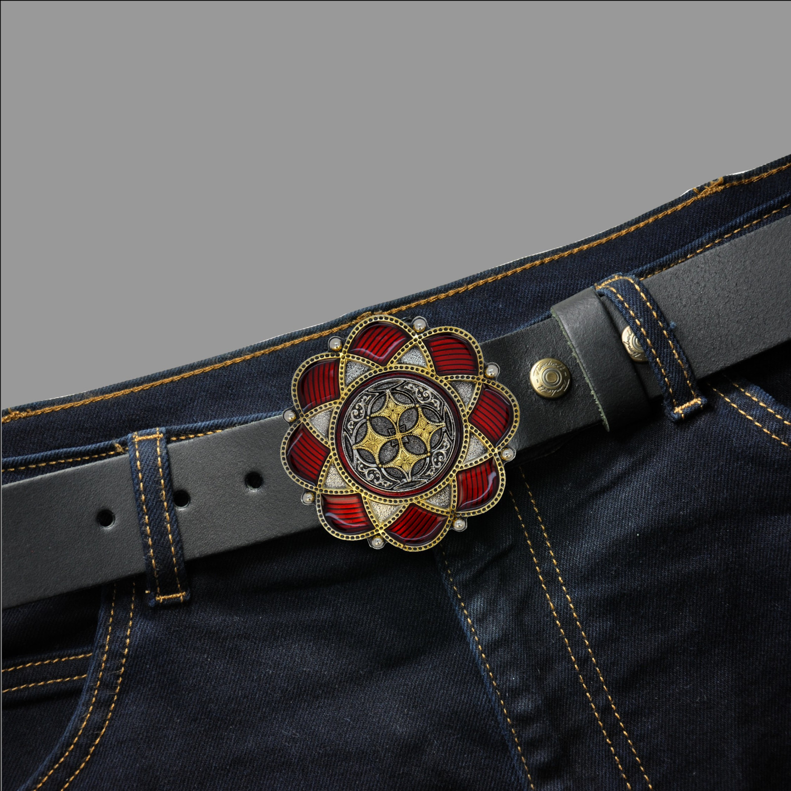 Celtic Buckle Design Shield Medieval Viking Ornament Belt Buckle *497