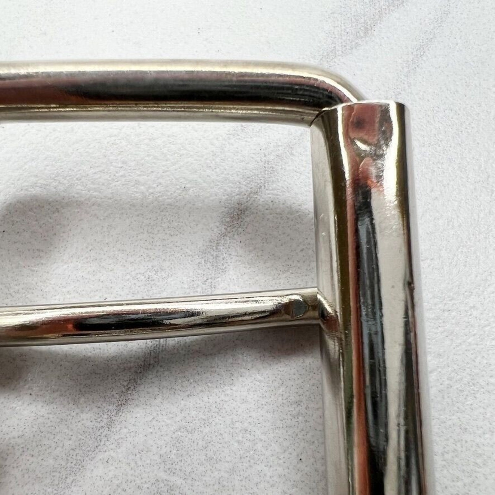 Silver Tone Simple Basic Roller Belt Buckle