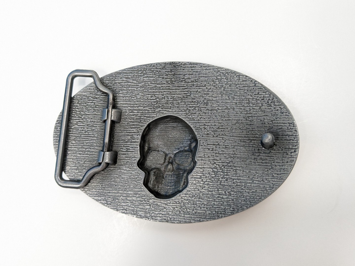 Biker Skull Pistol Revolver Gun Hand Cuffs Belt Buckle NEW Metal outlaw