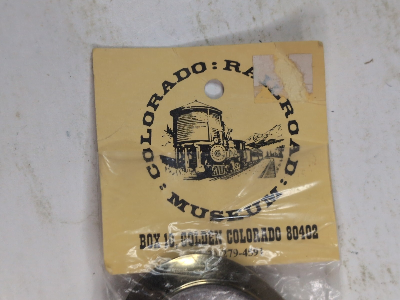 SOUTHERN PACIFIC RIO GRANDE RAILROAD Belt Buckle (Colorado RR Museum) NOS