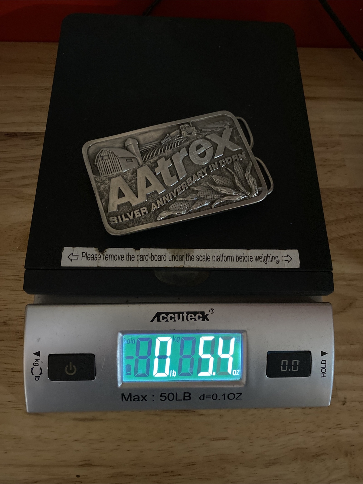 AAtrex Vintage Belt Buckle Seed Corn Farm Rodeo Farmer Collector Patina Rancher