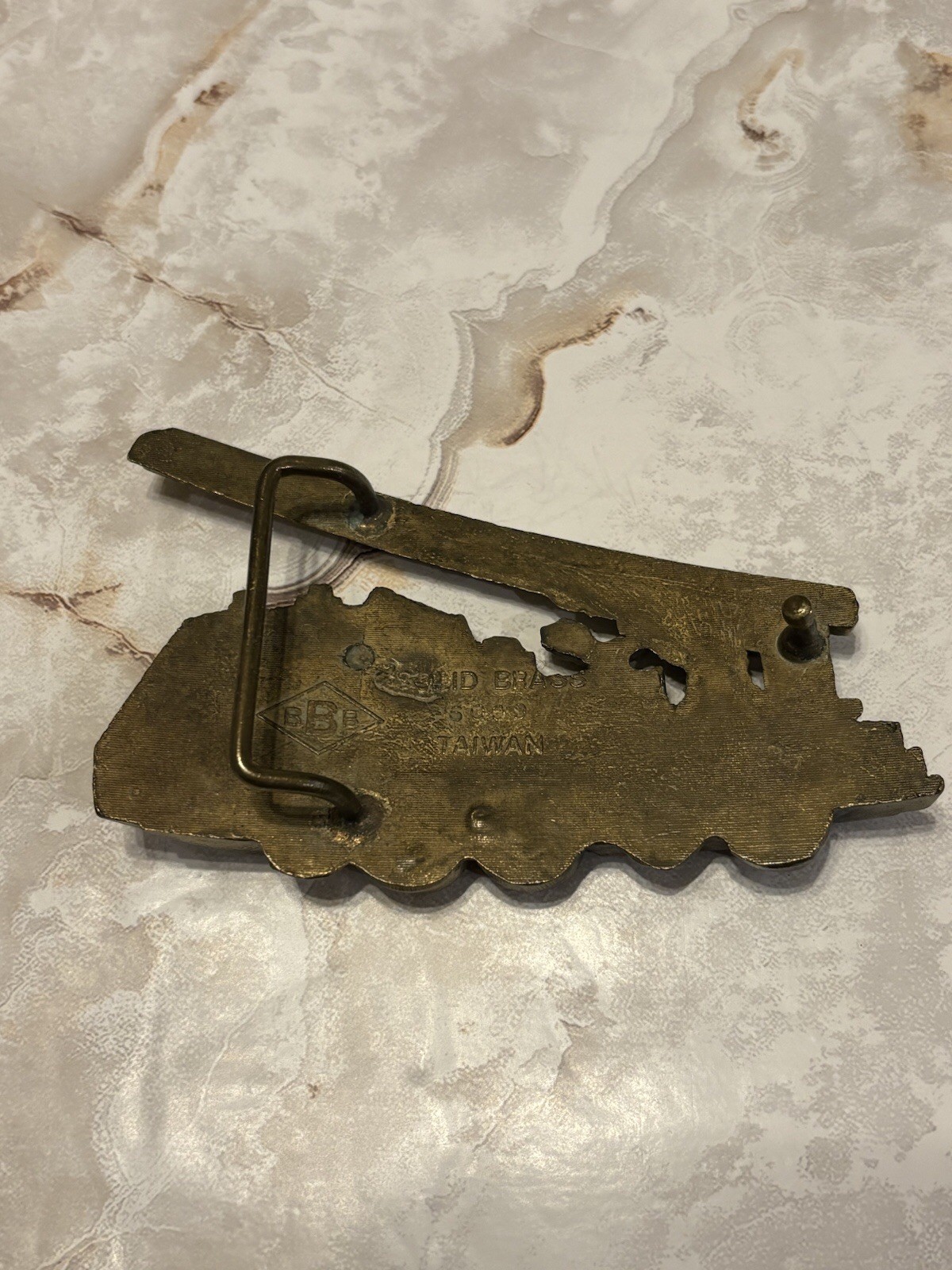 Ladder Firetruck Belt Buckle Brass Fire Truck Engine BBB
