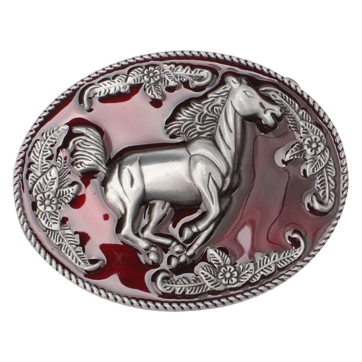 Horse Belt Buckle Western Cowboy Native American Motorcyclist (HRS-10)