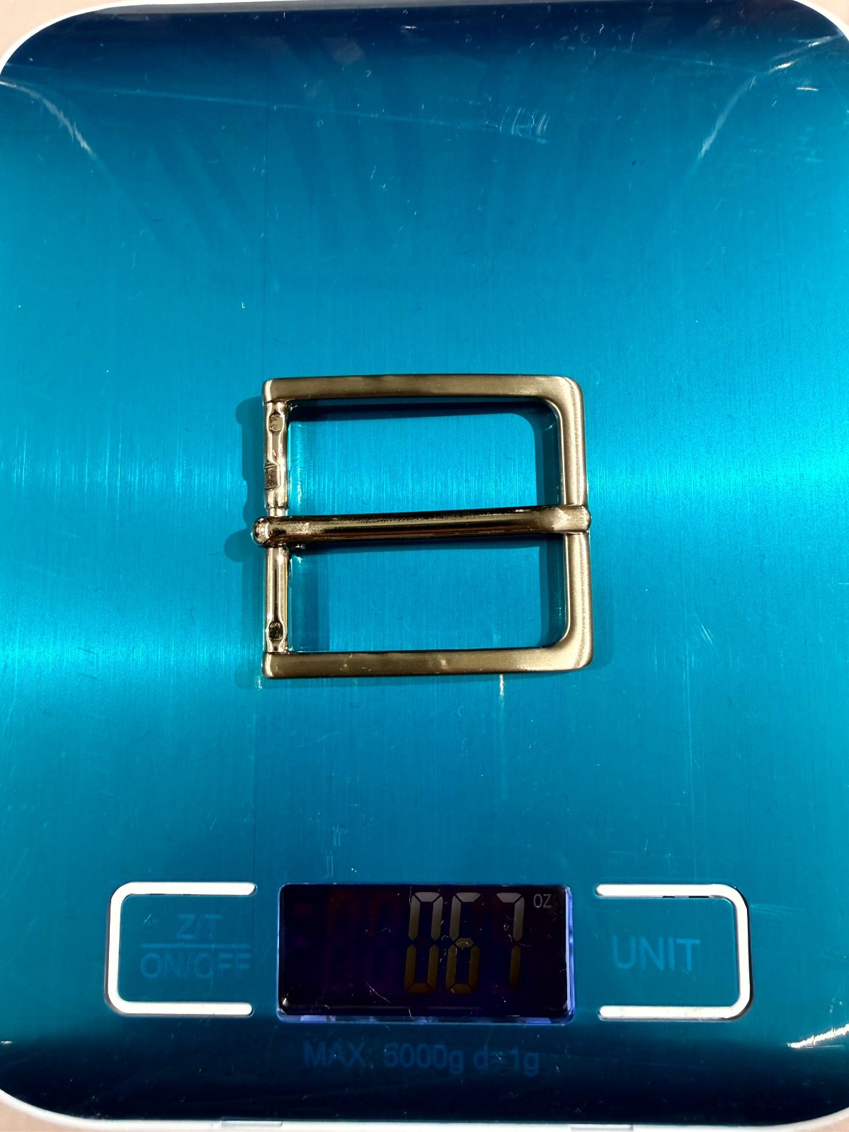 Solid Brass Satin Nickel Belt Buckle Made in Italy Fits 1.38&Prime; Belt Strap