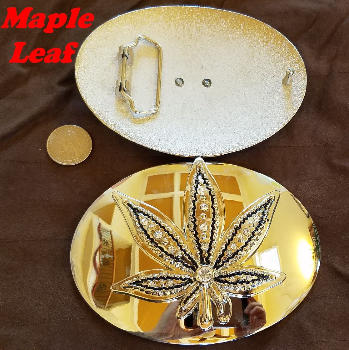 Guns Motorcycle Superman Maple HUGE RODEO BIG COWBOY WESTERN SHINE BELT BUCKLE