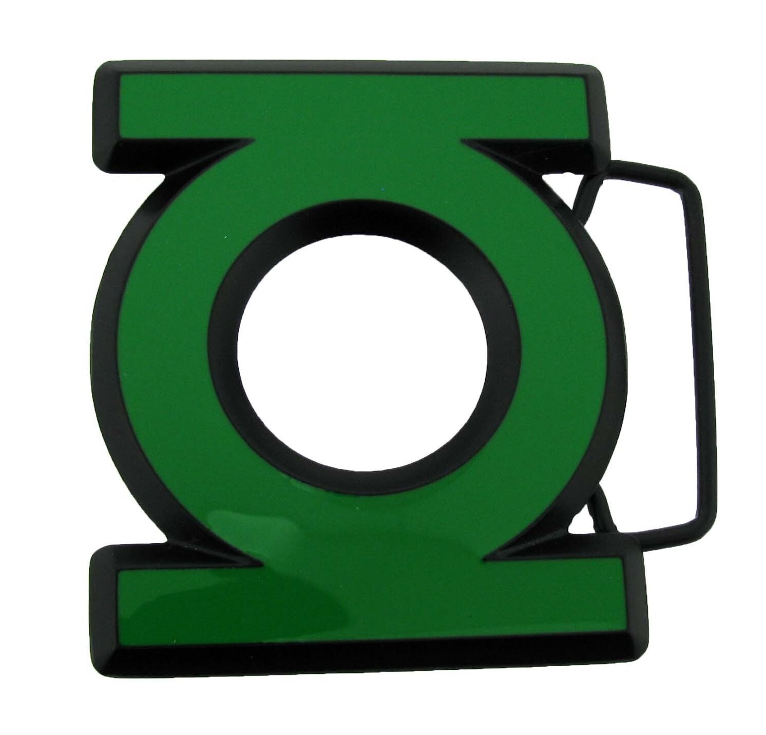Green Lantern Belt Buckle DC Comics Cosplay Halloween Party Costume Green Emblem
