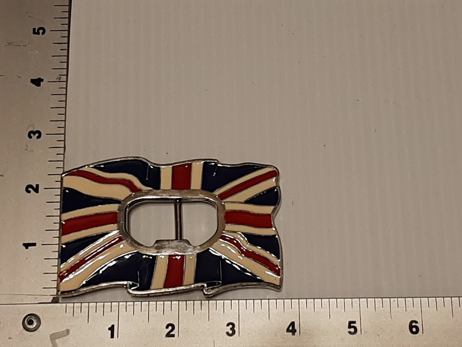 BRITISH FLAG UNION JACK BOTTLE OPENER Metal Belt Buckle