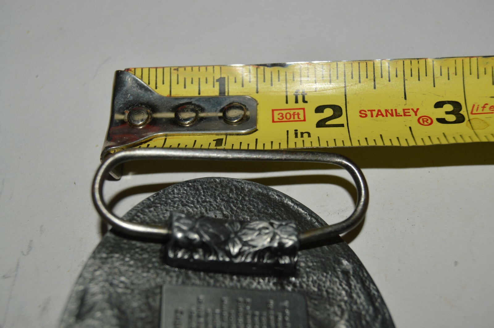 2011 Heart of Zachary Cape Canaveral Energy Center Award Red Heart Belt Buckle