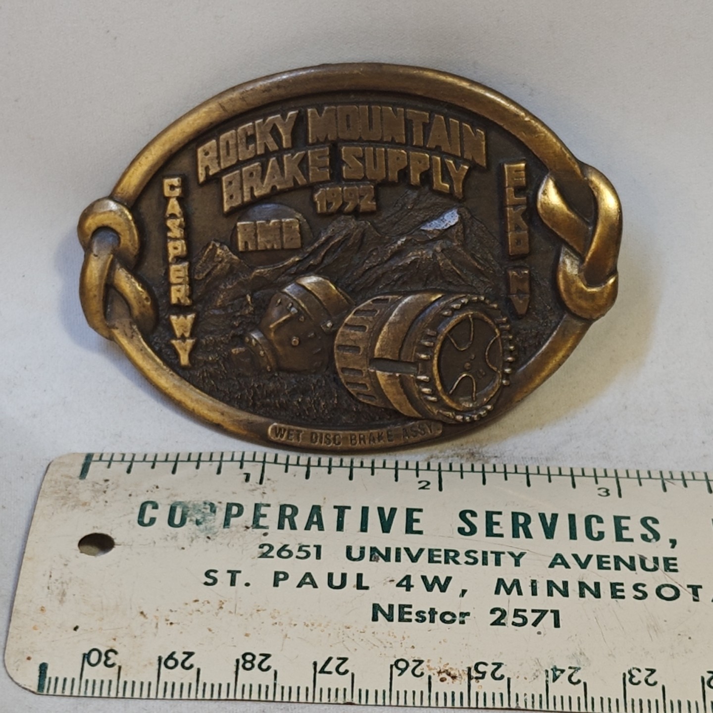 Rocky Mountain Brake Supply RMB Wet Disc Assy 1992 Belt Buckle Casper WY Elko NV