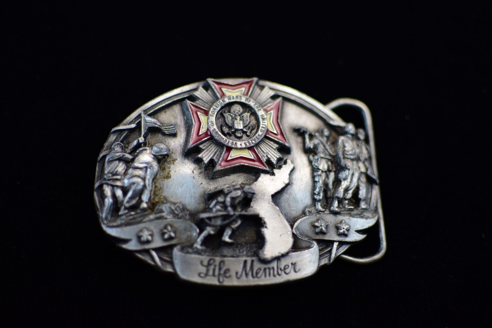 Veterans of Foreign Wars of the US Life Member Belt Buckle