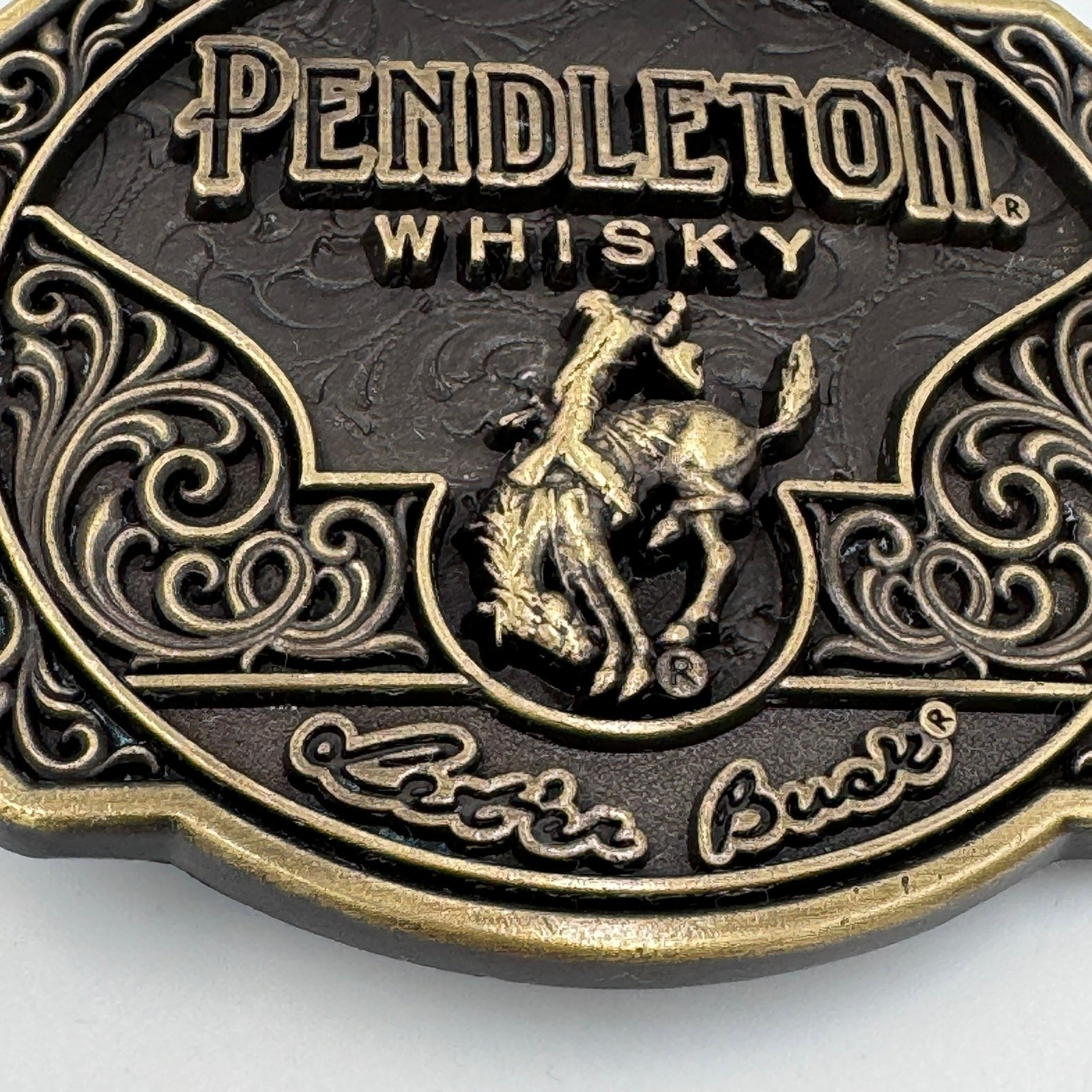 Montana Silversmiths Pendleton Whisky 2024 Edition Belt Buckle Let&rsquo;er Buck