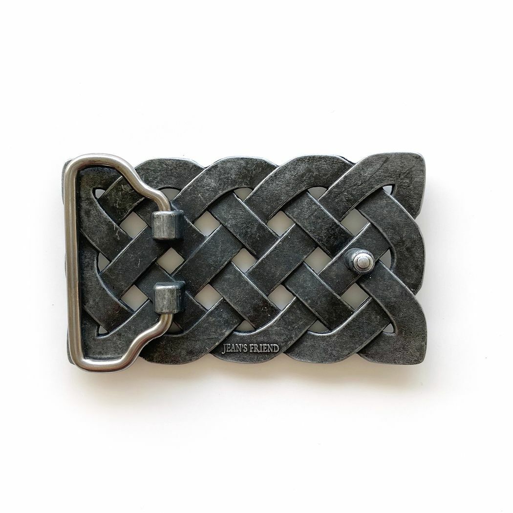 Celtic Cross Knot Small Rectangle Metal Belt Buckle