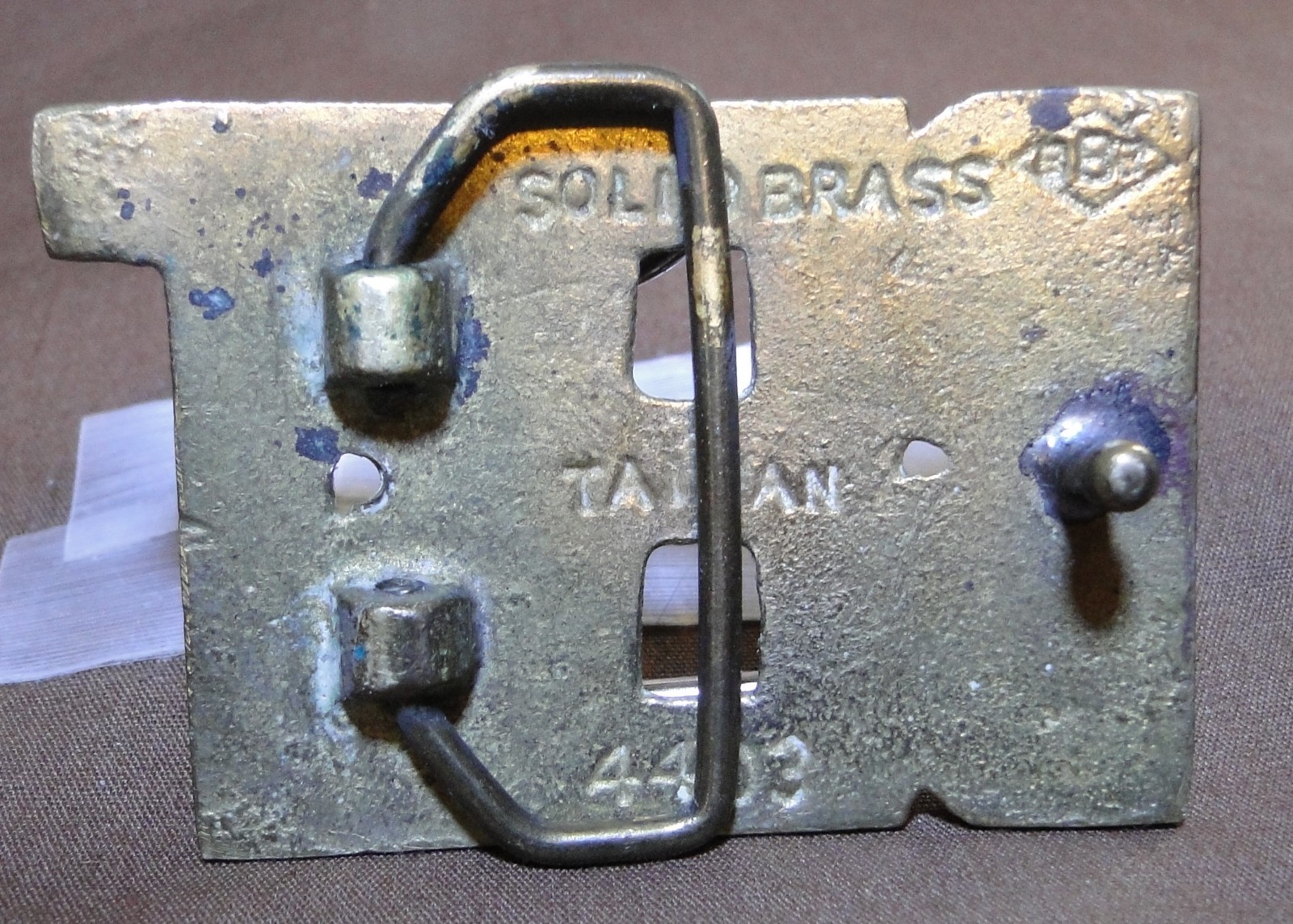 Belt Buckle – BERT – Solid Brass – BBB 4403 – 2.75 »x1.75 » – 1E