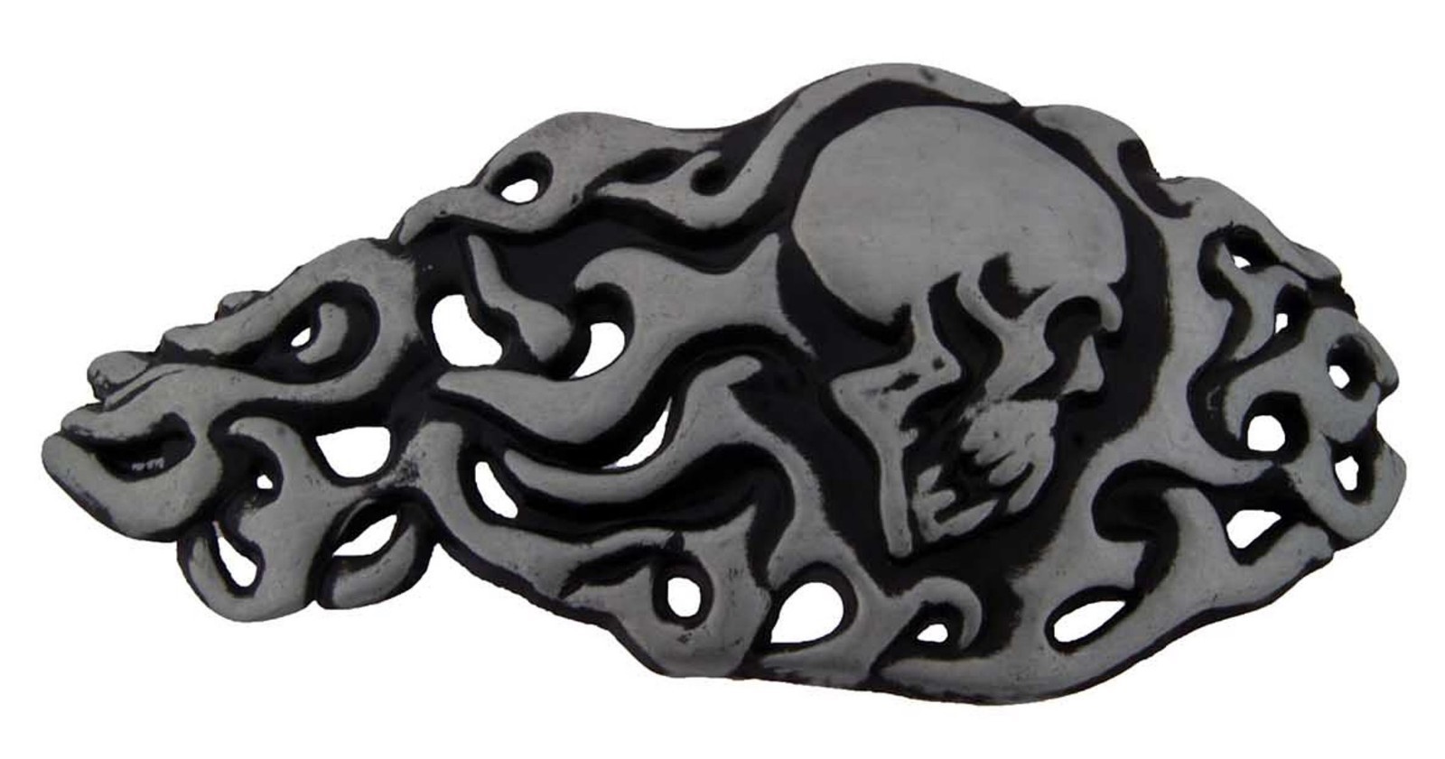 Large Men Skull Skeleton Belt Buckle Tattoo Goth Women Tribal Halloween Costume