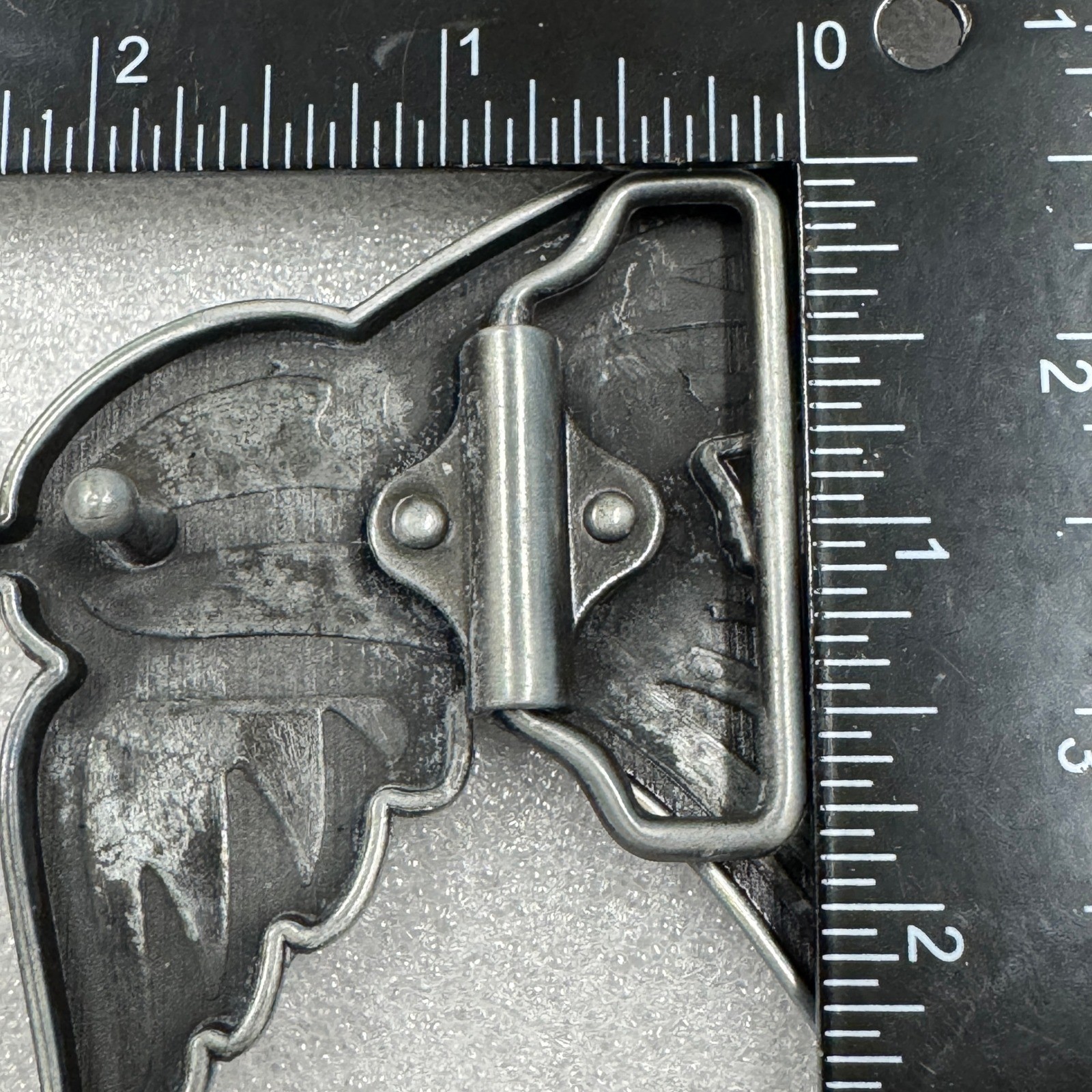 Black Bird Belt Buckle Swallow Flying Wings Metal Western Cowboy Biker