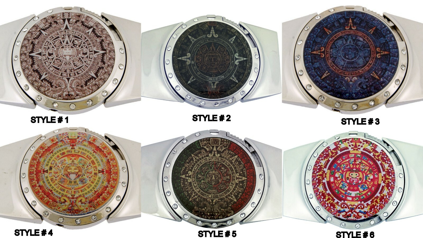 New Mayan Mexico MEN COWBOY WESTERN Aztec Calendar REMOVABLE LIGHTER Belt Buckle
