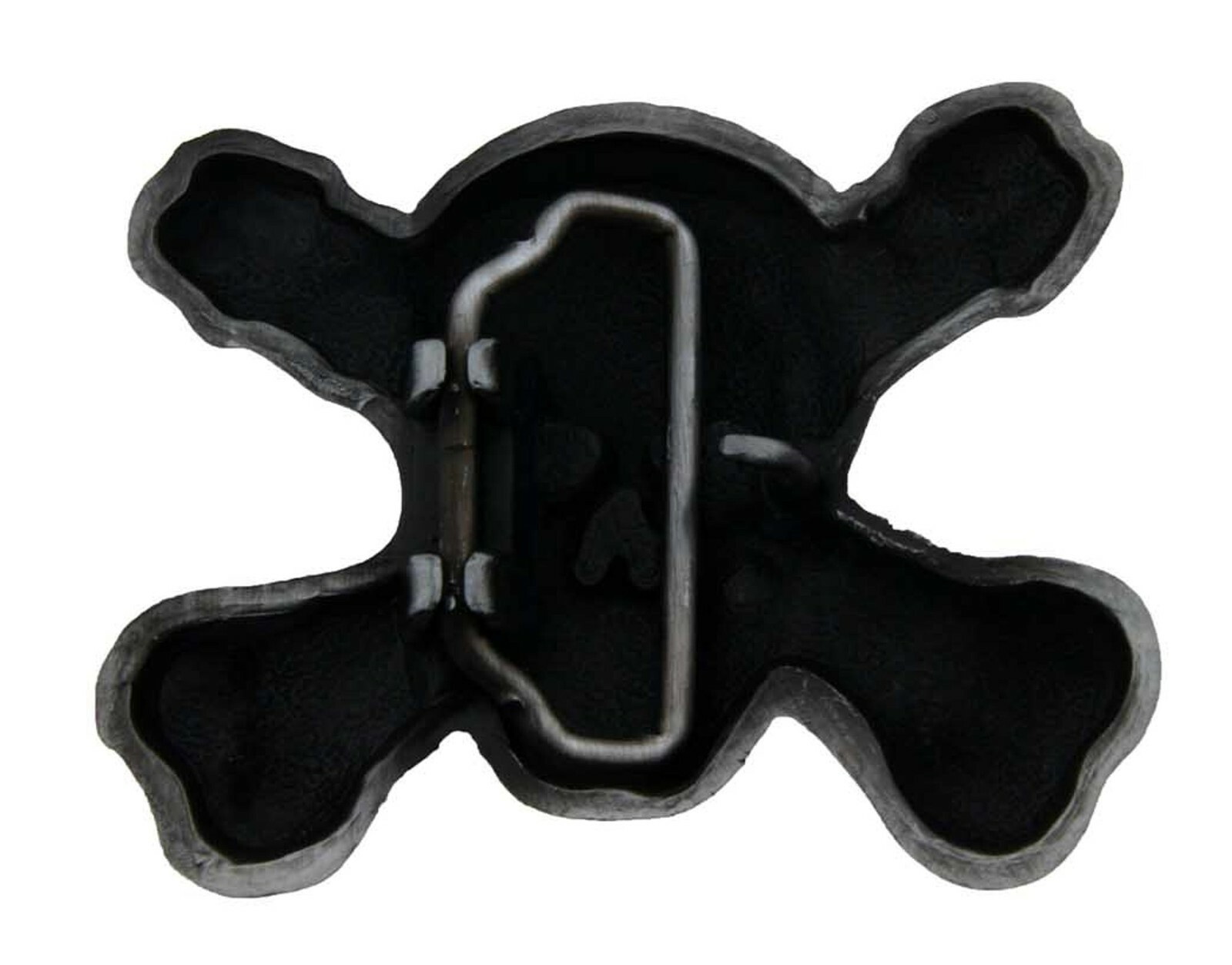 Skull Belt Buckle Pirate Cross Bones Antiqued Halloween Costume Men Women New