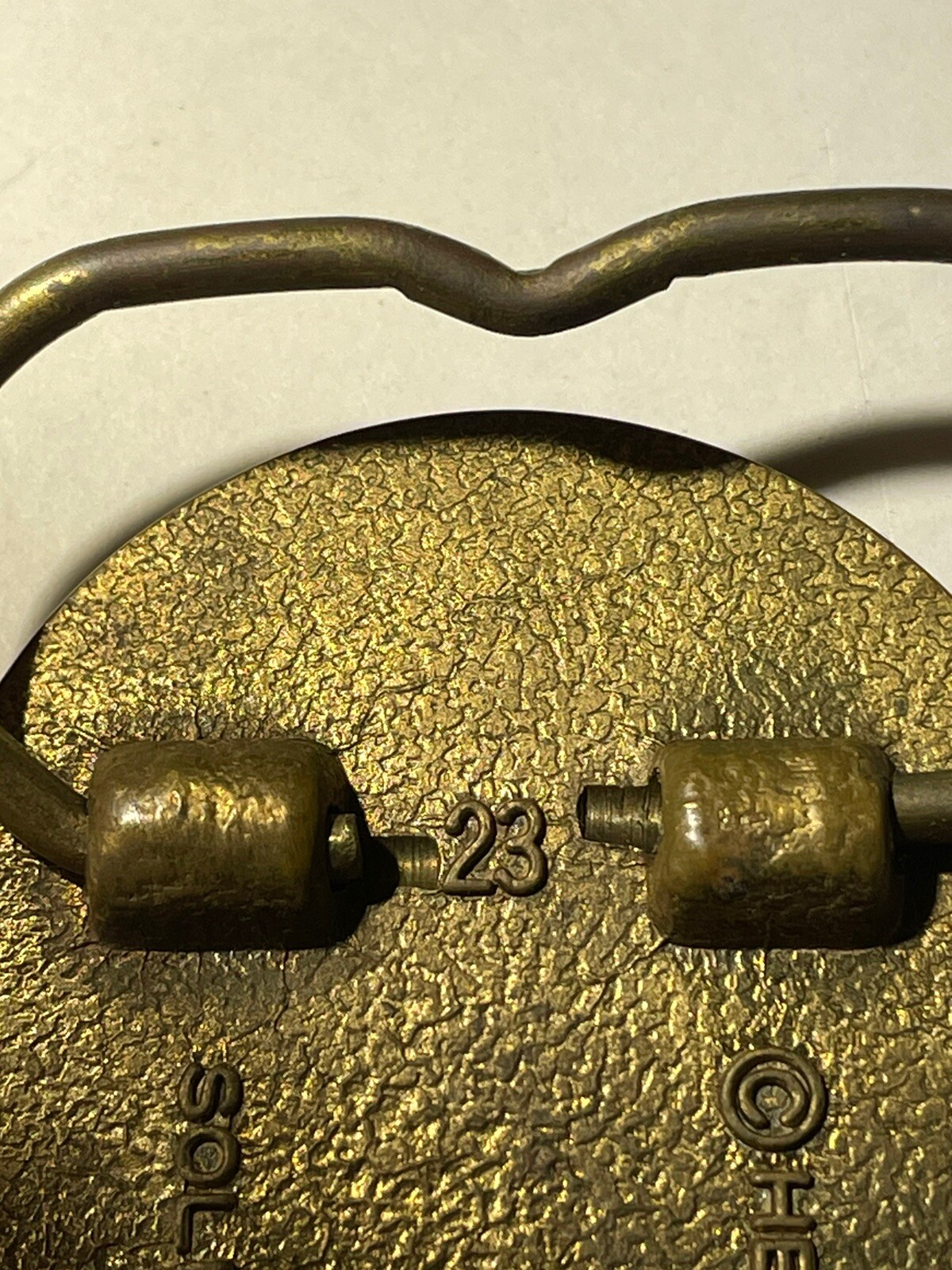 VTG Heritage Chariots of Fire 1983 General Safety Pumper No 17 Brass Belt Buckle