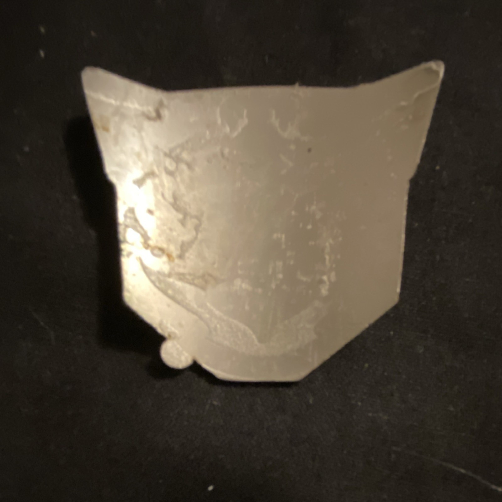 Transformers Autobot Red Silver Metal piece