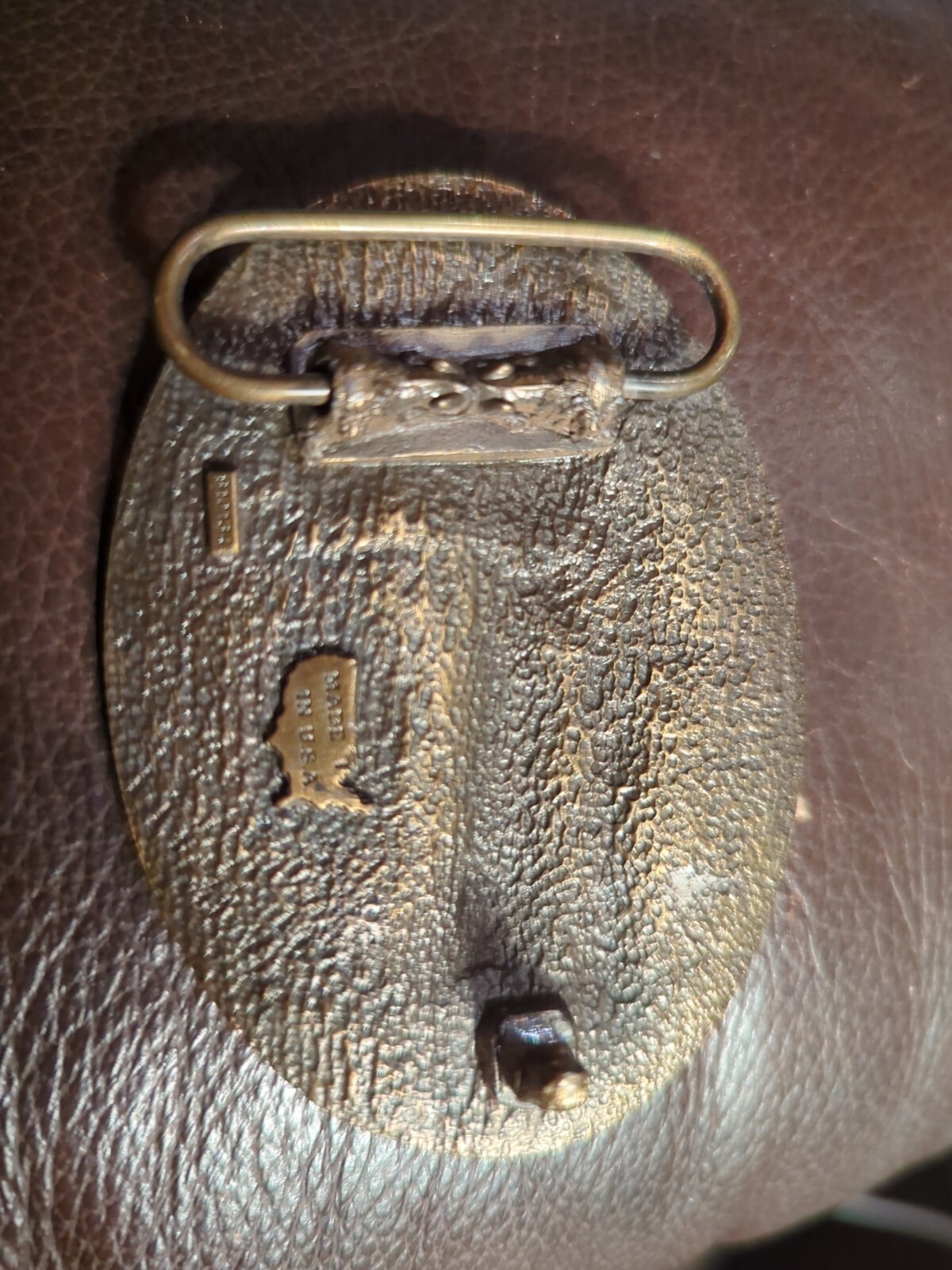 NRA Brass Belt Buckle Pistol Rifle Hunting & Shooting Traditions Worth Fighting
