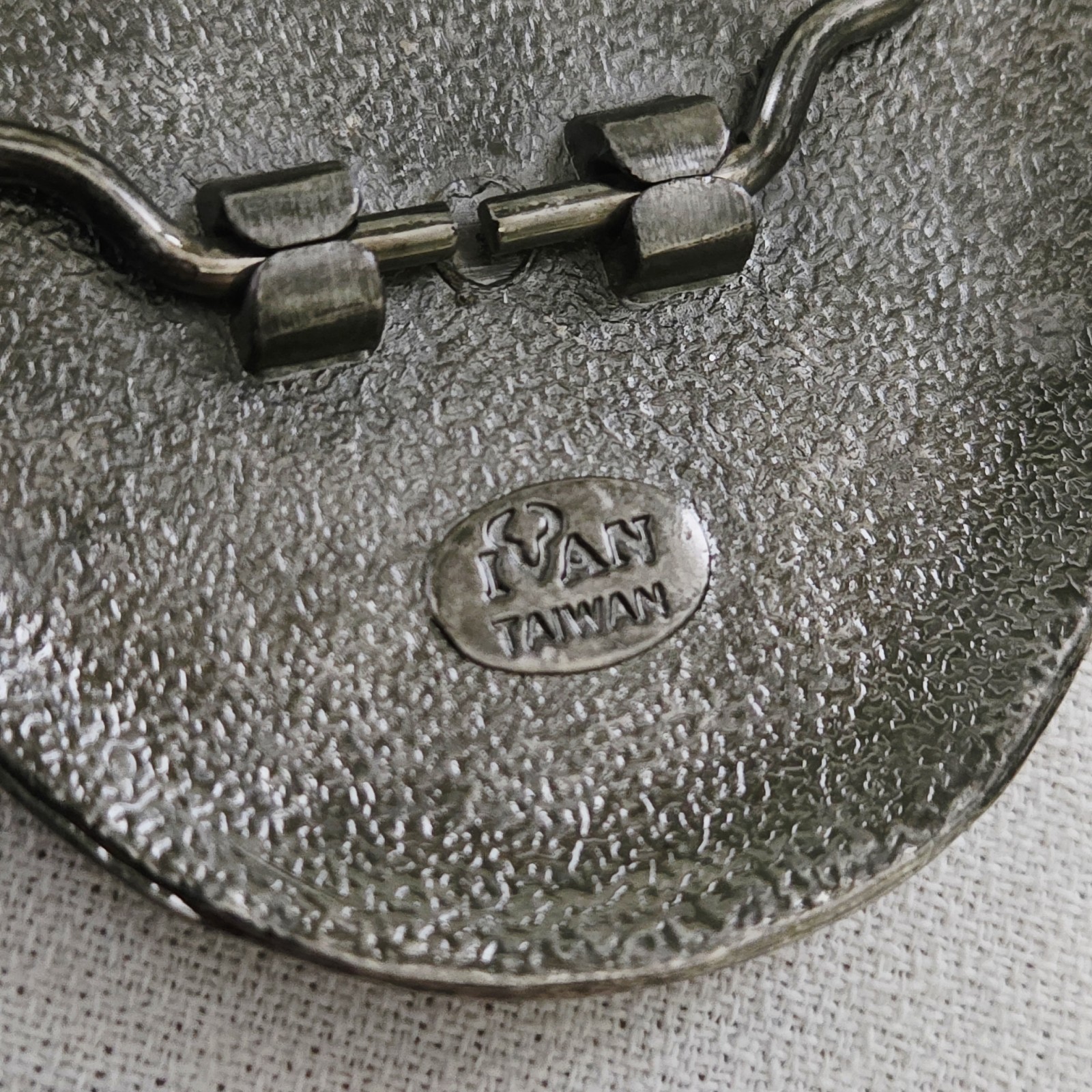 Ivan Belt Buckle – American Flag and Eagle (has wear) made in Taiwan