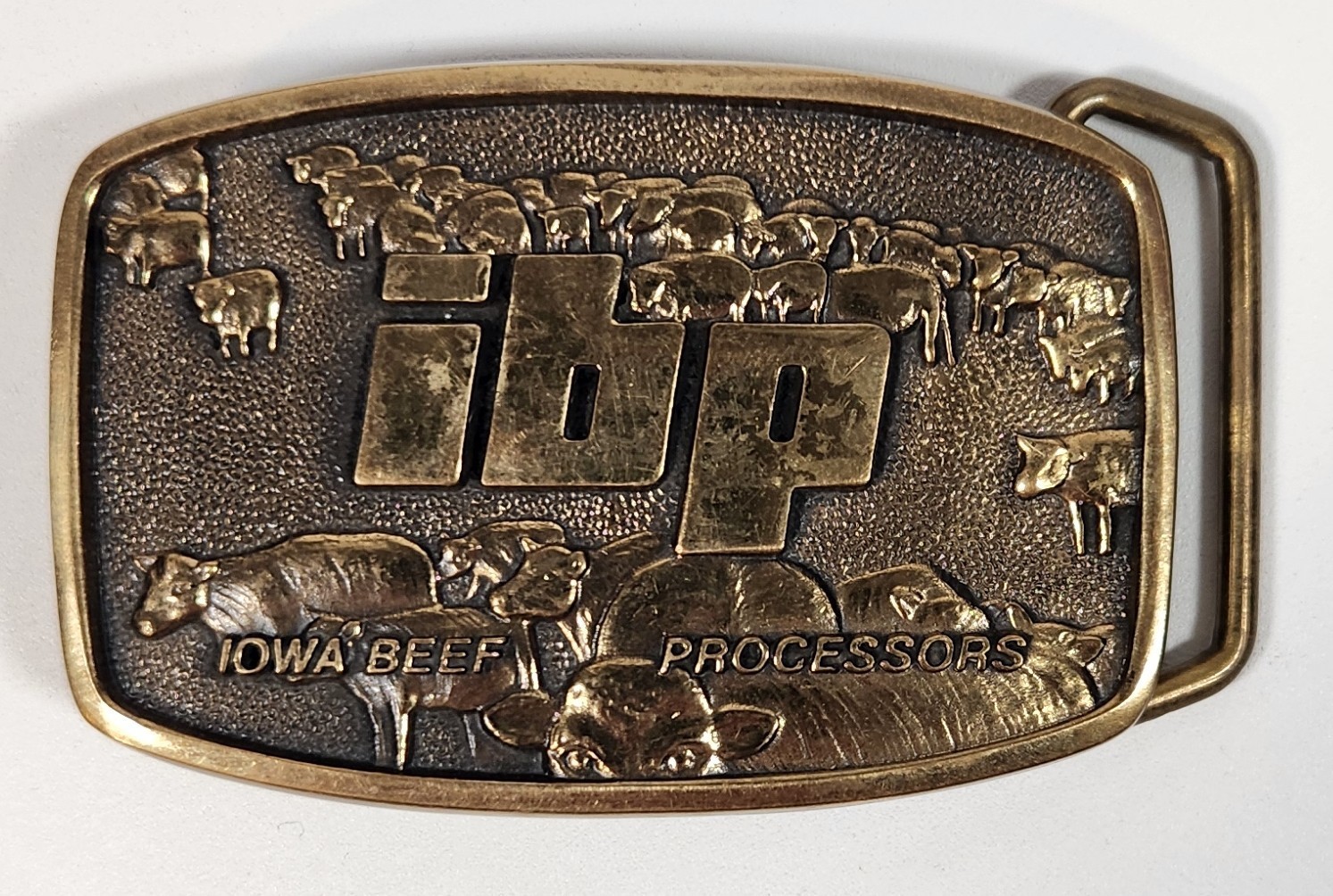 1980 FC-80 IBP Iowa Beef Processors Belt Buckle – The Buckle Works