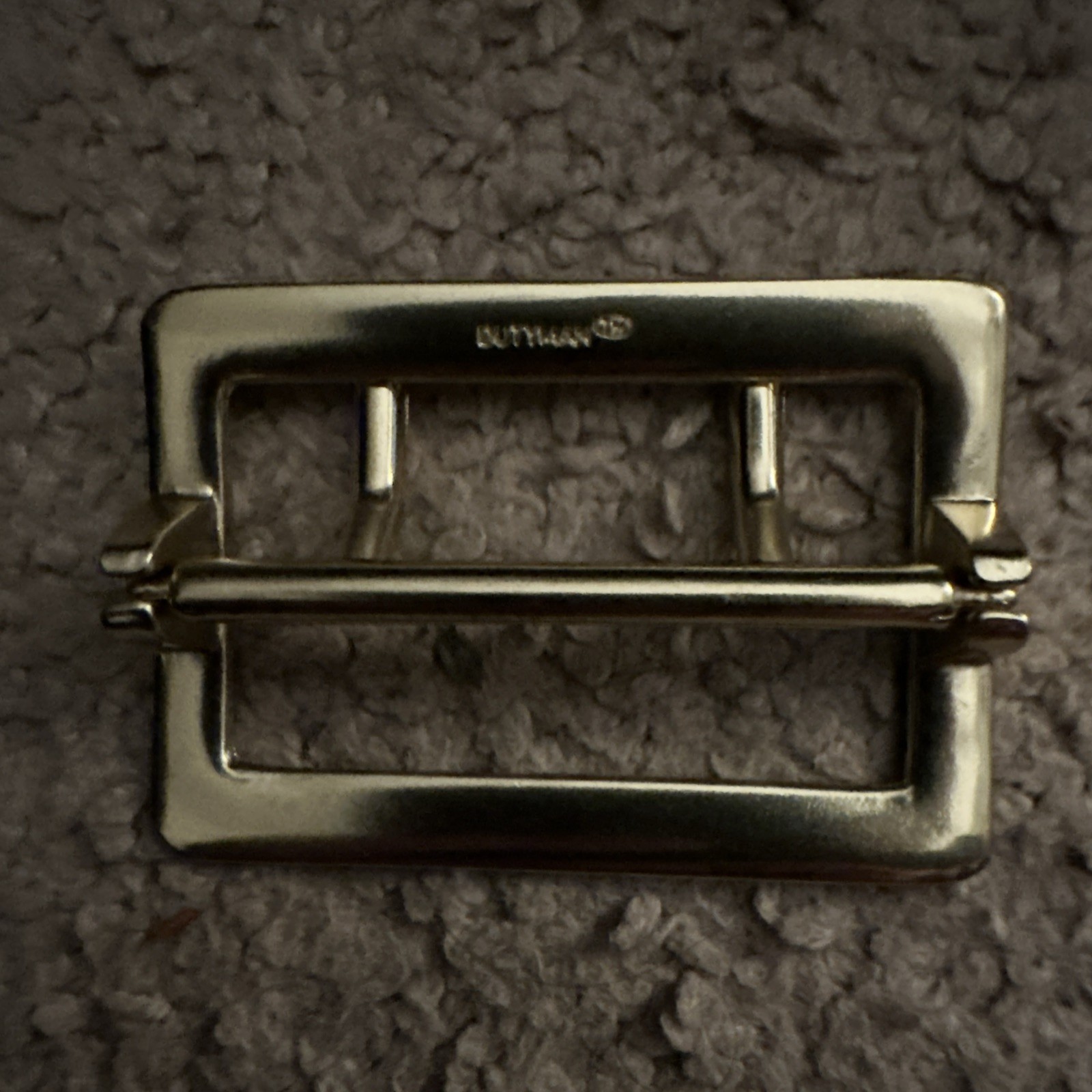 2X Vintage Solid Brass Belt Buckle Heavy Duty